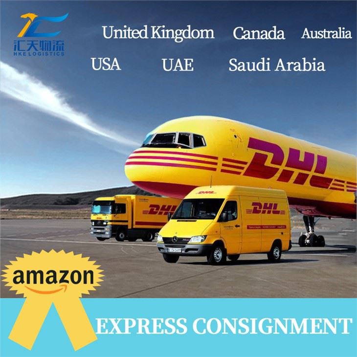 Corriere di consegna veloce Logistica porta a porta DHL Express Spedizione dalla Cina agli USA Air Express
